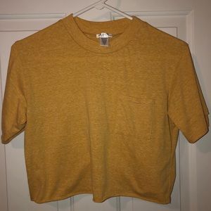 Small Yellow Crop Top